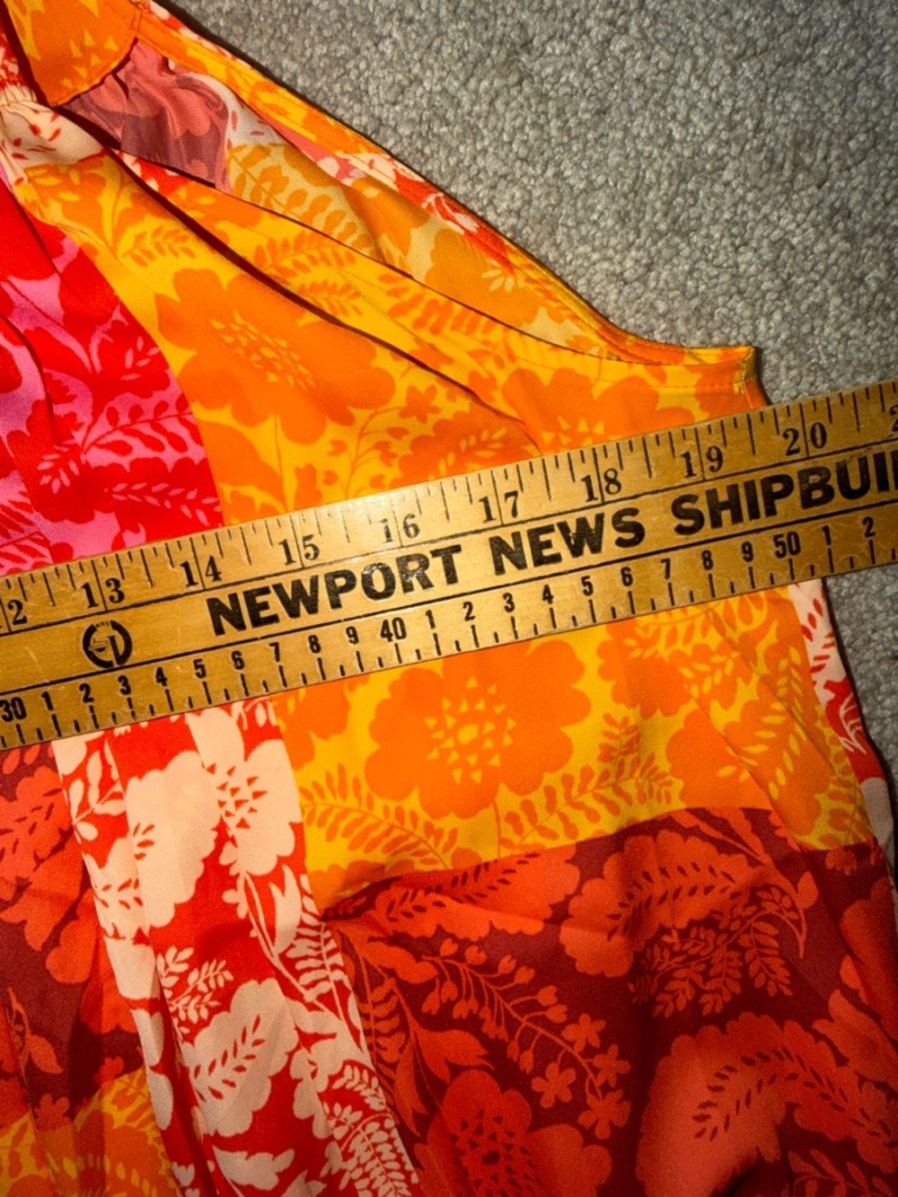 Ann Taylor Patchwork Floral Maxi Dress Size Small - Picture 9 of 9